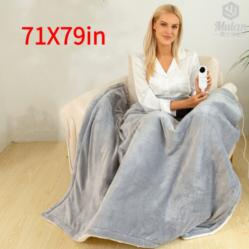 Washable plush electric heating blanket 120x150cm