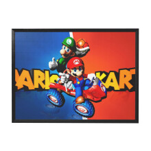 Super Mario wall art framed cartoon print 1 piece