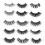False Eyelash 3D Curly Handmade 1 Set 7