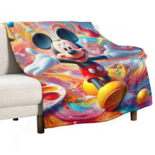 Mickey blanket ultra-soft flannel plush throw