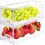 Clear Fridge Drawers Plastic Organizer Bins 2 Pack 1