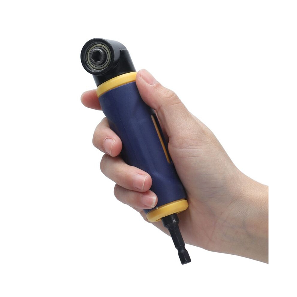 Extension Screwdriver Curved Screwdriver Right Angle Drill Adapter 90 Degree Yellow And Drill Bit Attachment 6031453852995