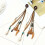 Women's boho sunflower shell tassel earrings 5