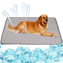 Jacenvly pet cooling mat ice silk cushion for dogs and cats