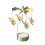 Metal Rotating Candlestick Angel Decor Gold 1701 2