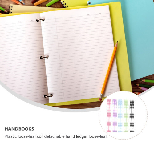 Løsbladpermringer Plastspiralklemmer til notatbok 2