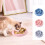 Jacenvly Slow Feed Dog Bowl Spill-Proof 2-Compartment 1