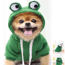 Jacenvly dog fleece clothes green medium