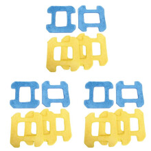 Window Cleaning Robot Mop Pads 9 Wet + 6 Dry