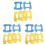 Window Cleaning Robot Mop Pads 9 Wet + 6 Dry 1