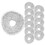 Microfiber Mop Cloth for T10 Robot 12 Pcs 1