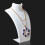 Limei necklace display bust black 3D 8.2 inch 6