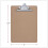 Hardboard Clipboard 1-Inch Capacity 2pcs Brown 2