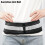 Lower Back Support Belt Unisex Compression Black 2