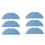 Replacement mop pads for Roborock S7 vacuum cleaner 6 pack 1