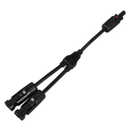 Solar Y-branch parallel adapter cable waterproof 2-4 pcs 1