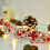 Husfou berry beaded garland 10 ft 30 LED red 4