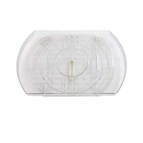 Refrigerator Turntable Clear Square Organizer 1 Pack 2