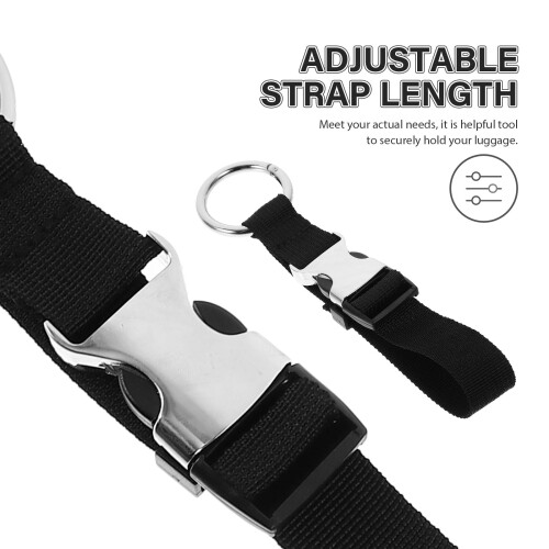 Koolleo luggage strap heavy duty adjustable 2 pcs 1