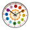 Kids Wall Clock Teaching Time 12 Inch Silent Decorative 3