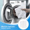 Fit LIGHT 'N' EASY steam mop microfiber cloth white 8