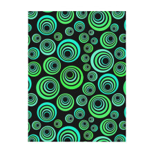 Neon Blue Green Sofa Blanket 60" x 50"