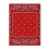 Red bandana blanket thickened 50" x 40" 1