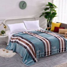 Coral Fleece Blanket for Office Sofa Wheelchair Use