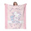 Hello Kitty flannel blanket 60x80 cm 4 colors 1