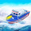 Warship Toy Boat for Bath and Pool Red 5