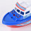 Warship Toy Boat for Bath and Pool Red 7