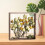 Cadre vitrine en bois pour fleurs séchées, 20 cm 6