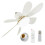 E27 Ceiling Fans with Lights , 3000K-6500K LED Light 5