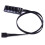 CPU cooler fan hub adapter 4-pin PWM 5-way 2