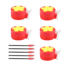 Jacenvly Mini Clip Hummingbird Feeder 5 pcs