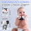 Conjunto de Chocalho para Bebê Preto e Branco (2 peças) 7