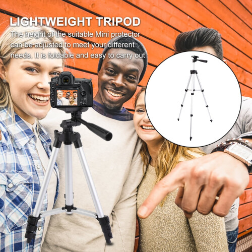 Aluminum Alloy Phone Tripod Compact Telescopic Stand 1