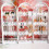 Limei acrylic earring holder organizer 4-tier white 5