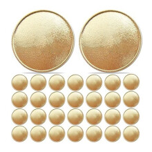 30 Stuks Challenge Coin Blanks 40mm Munten voor Doe-Het-Zelf Ambachten Graveren Sieraden Maken, Lasergraveerbare Munt Goud