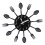 Black Metal Wall Clock for Kitchen Decor 7