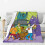 Scooby Doo plush throw blanket 60" x 50" 3