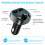 Bluetooth 4.2 FM transmitter with USB charger and TF card 8