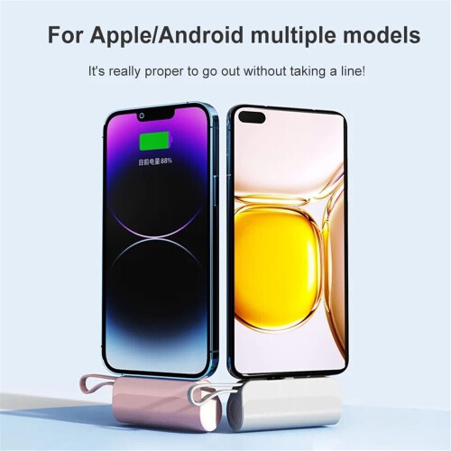 Mini power bank 5000mAh portable fast charger 2