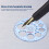 Geometric Template Ruler for Circles and Shapes (1) 3