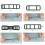Bike Silicone Strap with High Elasticity 4 pcs 5