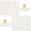 White sticker gems for kids face makeup 4 sheets 4