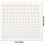 White sticker gems for kids face makeup 4 sheets 3