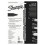 Super Permanent Markers Fine Point Black 2 pcs 4