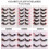 False Eyelashes Natural 3D Wispy Curly 1/3/5 Pair 4