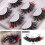 False Eyelashes Natural 3D Wispy Curly 1/3/5 Pair 8